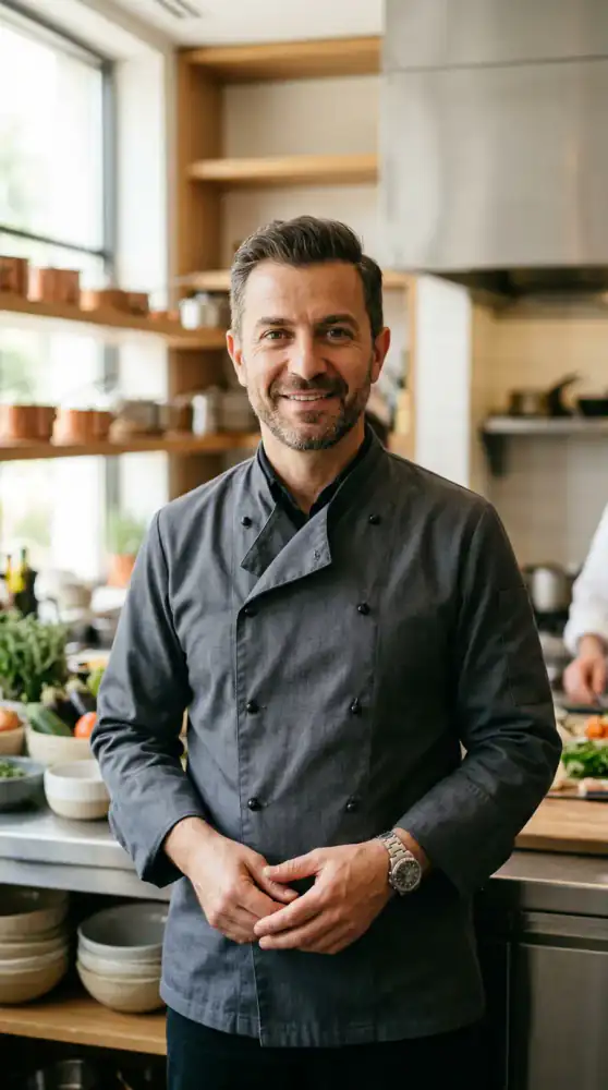 Portrait of Chef Aris